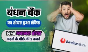 Why Bandhan Bank Shares Hiked— क्या है वो 2 वजह जिसके वजह से 14% रॉकेट हुआ बंधन बैंक का शेयर, अभी और बढ़ेगा इसका भाव!